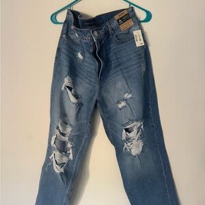 American Eagle Outfitters Light Blue Mom Jeans
